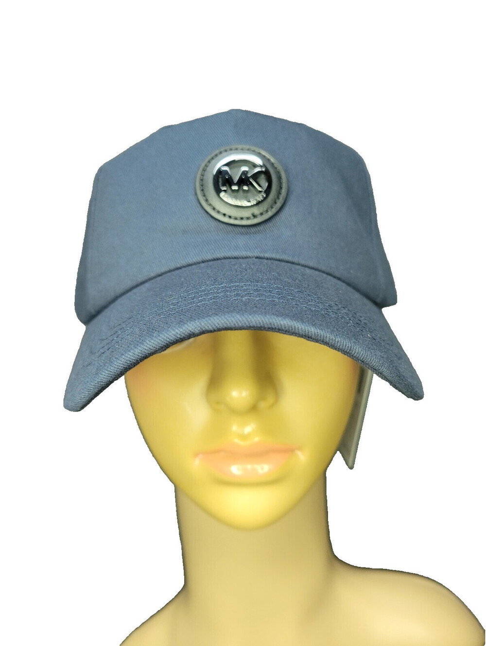 Michael Kors Womens MK Logo Baseball Cap Navy Blue Adjustable O/S  NEW